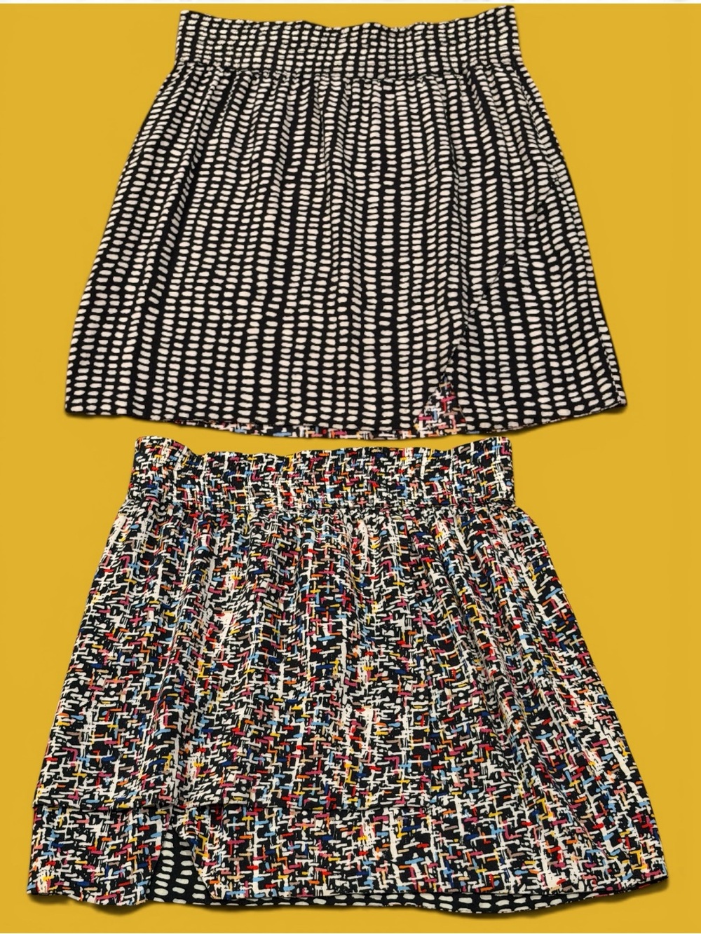 CAbi Women's Faux Reversible Wrap Skirt